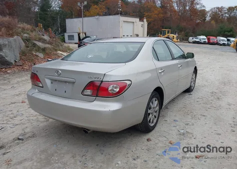 2004 Lexus Es 330 from USA, damaged, VIN JTHBA30G845055310
